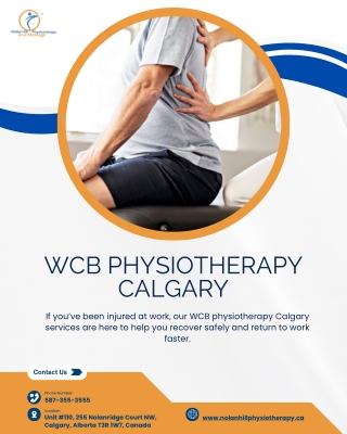 Wcb Physiotherapy Calgary | Nolan Hill Physiotherapy and Massage