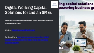 How digital working capital solutions for indian SMEs are powering business growth