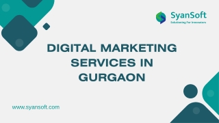 Digital Marketing Services in Gurgaon for Competitive Advantage