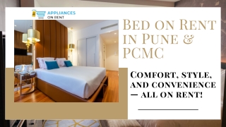Bed on Rent in Pune & PCMC | Affordable & Comfortable Beds – Appliances on Rent