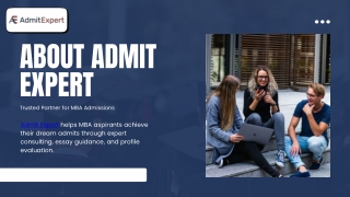 Admit Expert Feedback