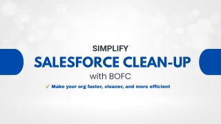 Simplify Salesforce Clean-Up with BOFC