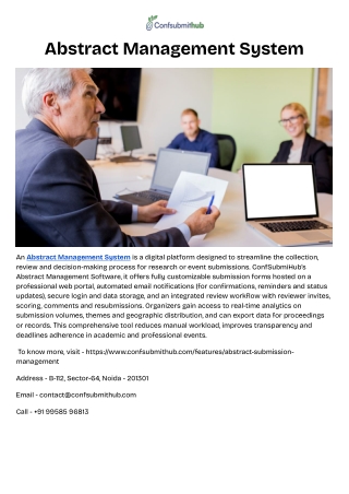 Abstract Management System