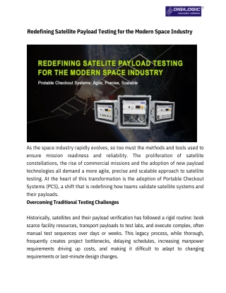 Redefining Satellite Payload Testing for the Modern Space Industry From Digilogic Systems.pdf