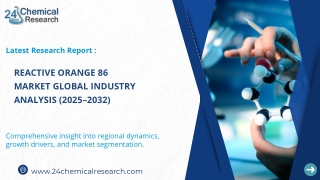 Reactive Orange 86 Market