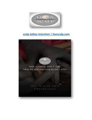 scalp tattoo münchen | lionscalp.com