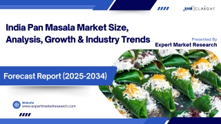 India Pan Masala Market: Growth, Share & 2025–2034 Forecast