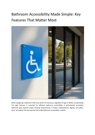 Bathroom Accessibility Made Simple_ Key Features That Matter Most