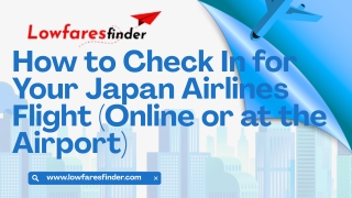 How to Check In for Your Japan Airlines Flight (Online or at the Airport)