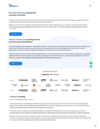 How an Elearning App Development Company Uses AI to Build Smarter E-learning App