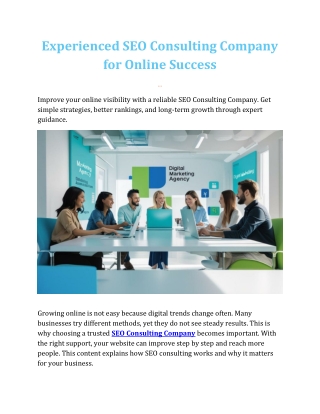 SEO Consulting Company