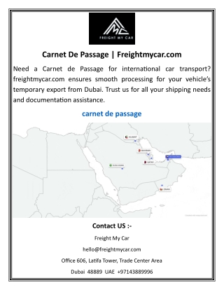 Carnet De Passage  Freightmycar
