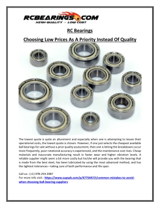 Quality Ball Bearings for Sale  Smooth & Efficient Motion