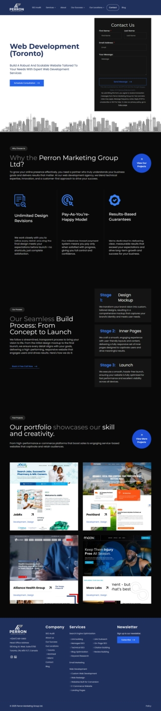 Web Development services in Toronto