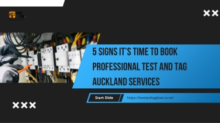 5 Signs It’s Time to Book Professional Test and Tag Auckland Services