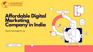 Affordable Digital Marketing Company in India | Channix Technologies Pvt. Ltd.