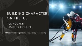 Skating Toward Strength: What Ice Hockey Teaches Beyond the Scoreboard