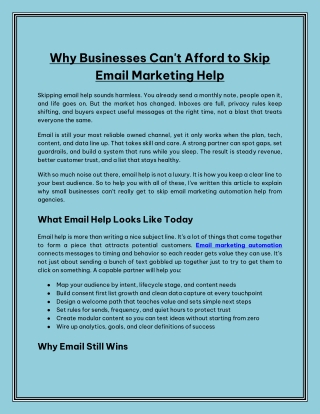 Boost Campaign Efficiency with Email Marketing Automation