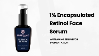 Retinol Serum for Anti-Aging & Skin Repair - Uniqaya Skincare