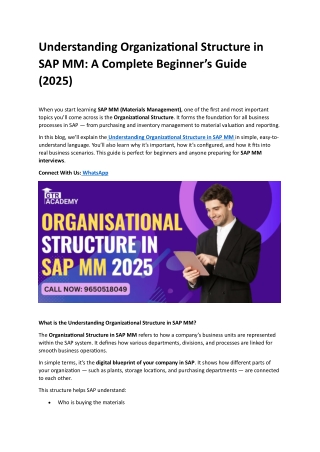SAP S/4 HANA MM Course