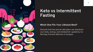 Keto vs Intermittent Fasting for Weight Loss