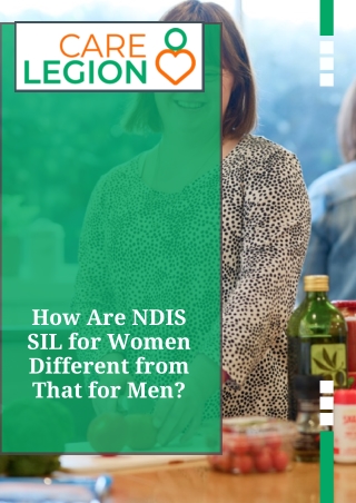 How Are NDIS SIL for Women Different from That for Men
