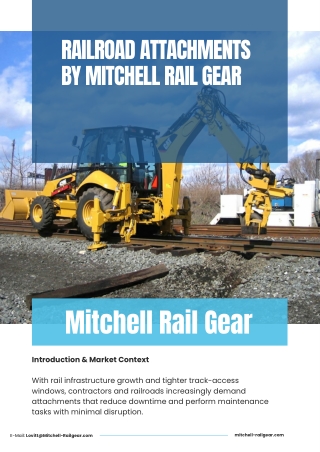 Railroad Attachments by Mitchell Rail Gear