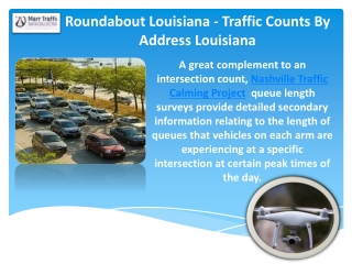 Roundabout Louisiana - Traffic Counts By Address Louisiana
