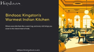 Best Indian Restaurant in Kingston