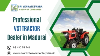 Best VST Tractor Dealer in Madurai