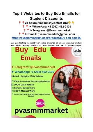 Top 8 Websites to Buy Edu Emails for Student Discounts (2)