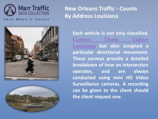 New Orleans Traffic - Counts By Address Louisiana
