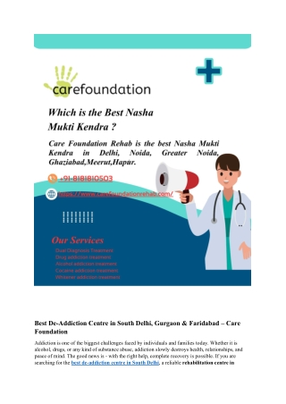 Care foundation Rehab