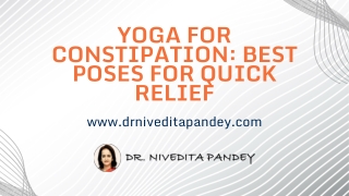 Yoga for Constipation