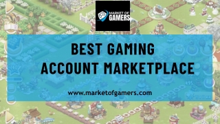 Best Gaming Account Marketplace