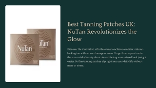 Best Tanning Patches Uk