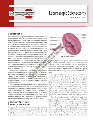 Laparoscopic Splenectomy