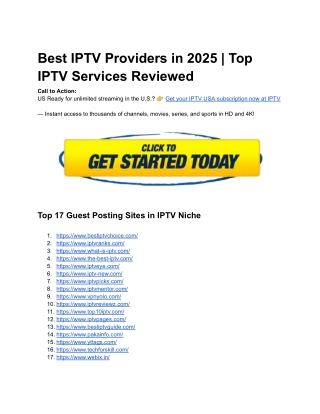 Best IPTV Providers in 2025 _ Top IPTV Services Reviewed