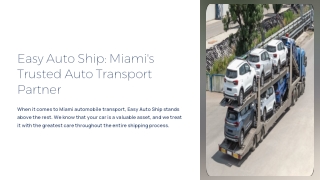 Auto Transport Miami