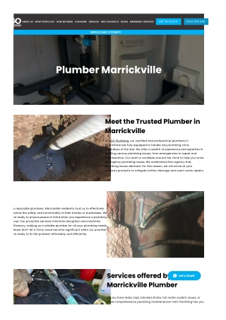 Plumber Marrickville