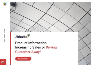 AltiusNxt: AI-Driven Product Data Enrichment for B2B eCommerce Success