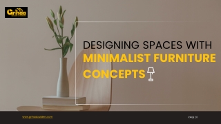 Minimalist Interior Furnishings That Blend Function and Style