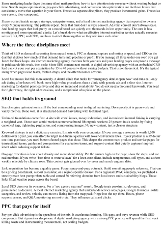 Internet Marketing Service Essentials: SEO, PPC, and CRO Explained