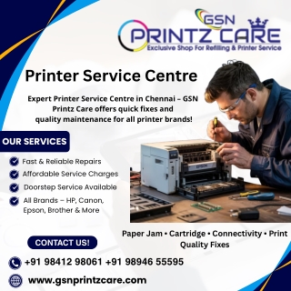 Printer Repair and Maintenance Services in Chennai