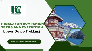 Upper Dolpo Trekking - Himalayancompanion.com