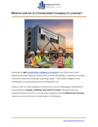 What to Look for in a Construction Company in Lucknow_ (1)