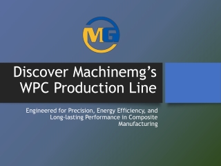 Machinemg_WPC Production Line For Wood Plastic Composite Profile