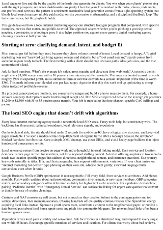 Local Internet Marketing Agency Playbook for Lead Generation