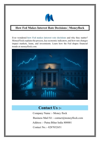 How Fed Makes Interest Rate Decisions  Moneyflock