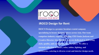 Outdoor Furniture Rental Hong Kong for Stylish Events